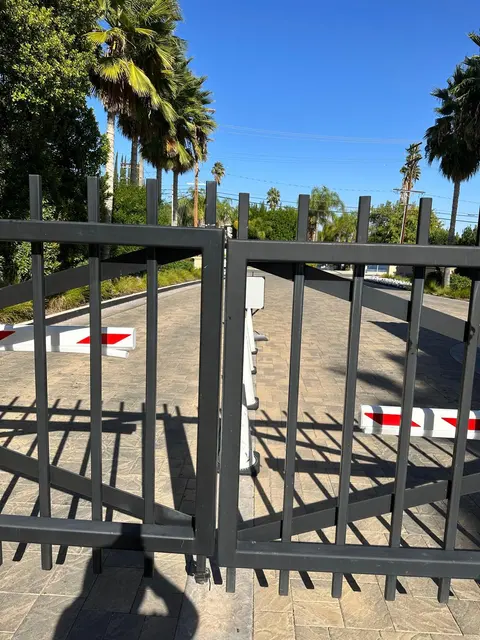 Metal entrance gate