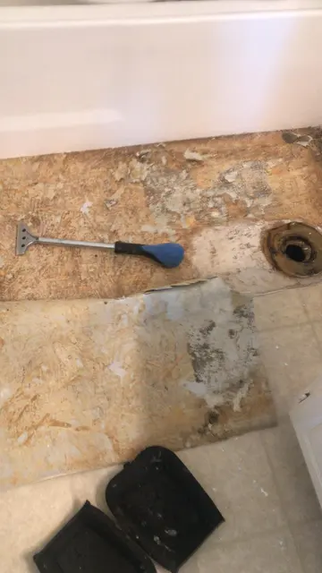 Preparing the floor surface
